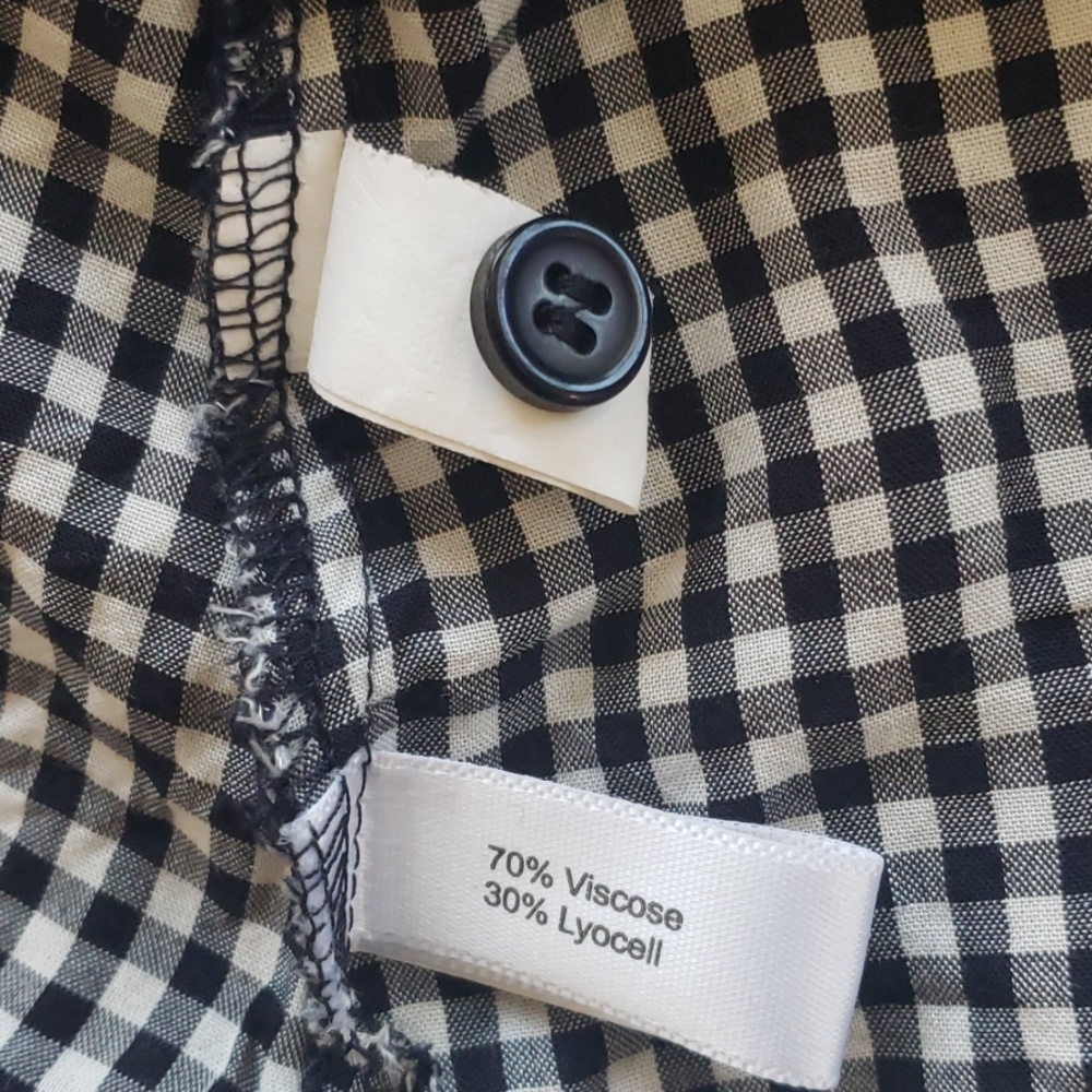 The Limited Gingham Button Down Blouse - image 5